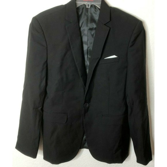 Uninukoo Men's Men's Slim Fit One Button Notch Lap - Picture 1 of 6